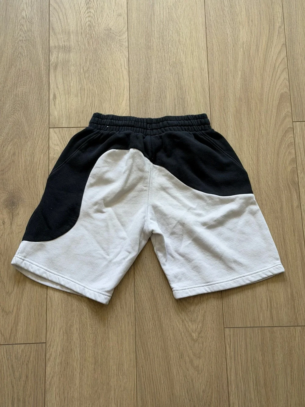 Nike Black and White Colorblock Kids Shorts